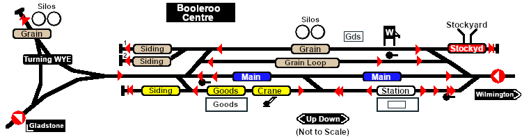 Booleroo Centre Trackmarks map