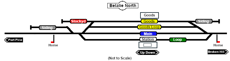 Belalie North map
