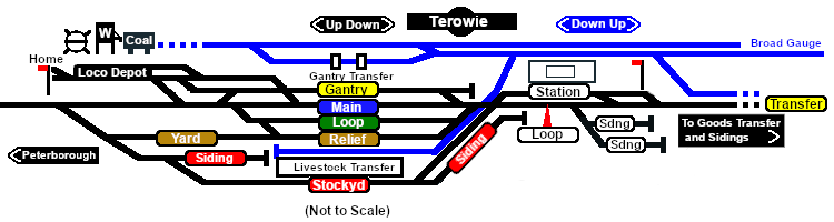 Terowie map