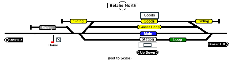 Belalie North map