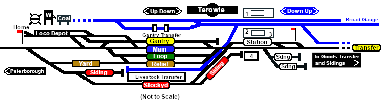 Terowie map