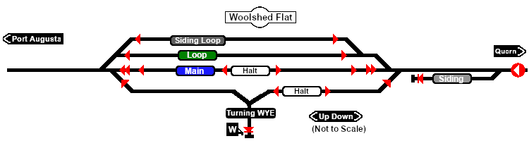 Woolshed Flat Trackmarks map