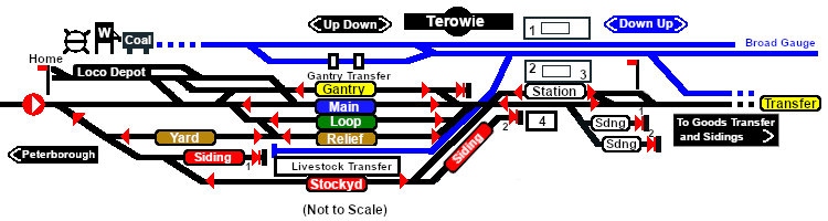 Terowie Trackmarks map